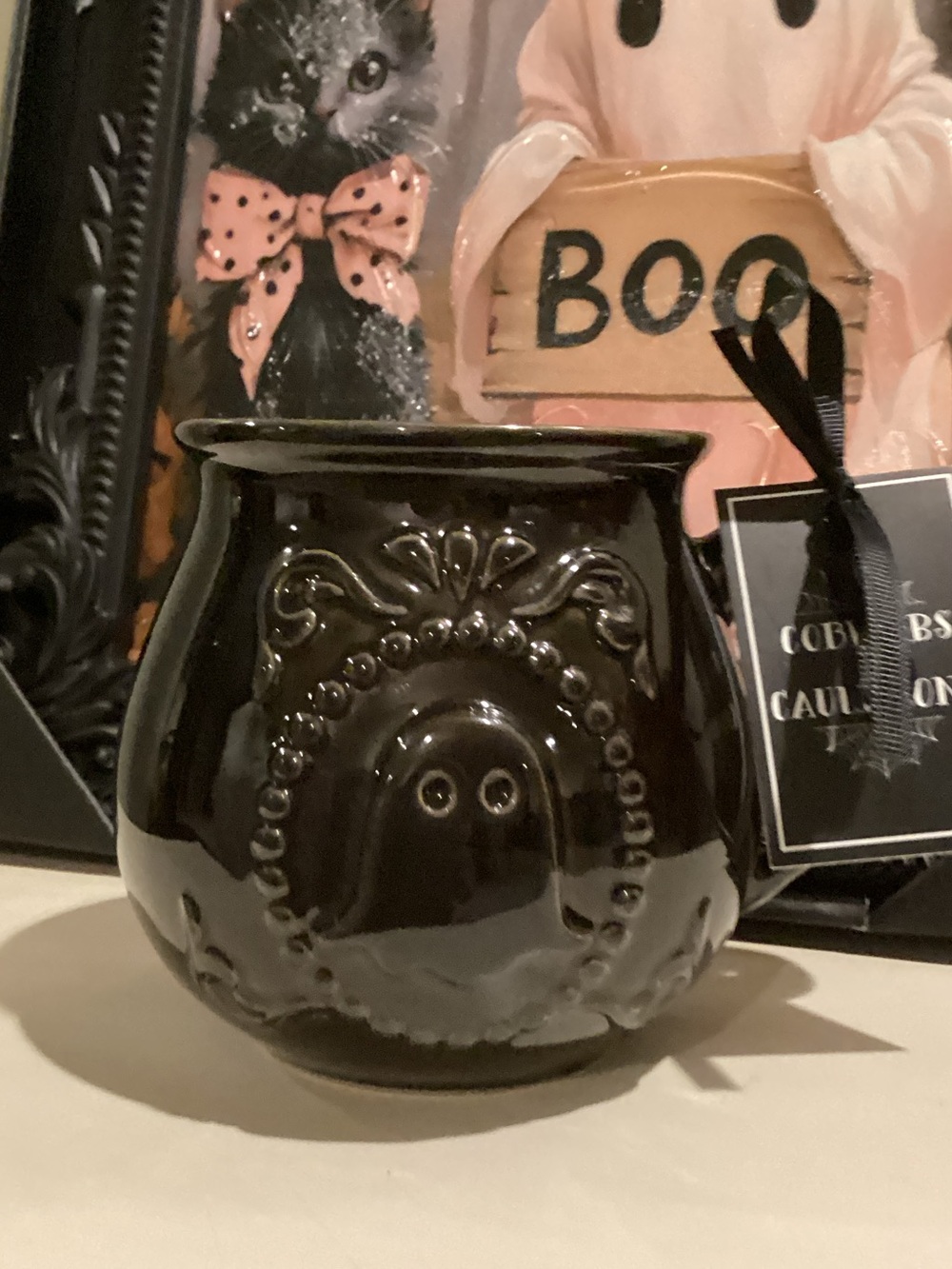 New Cobwebs & Cauldrons Ghost Halloween Mug 👻